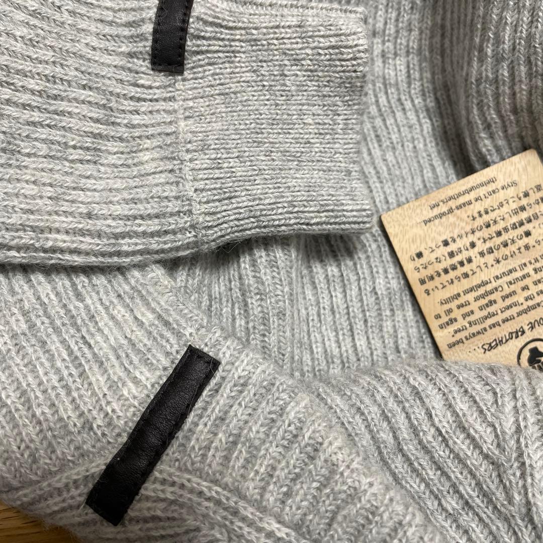 画像追加　イノウエブラザーズ　アルパカ　ニット　M