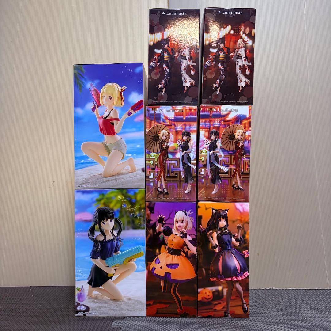 リコリスリコイル　錦木千束　井ノ上たきな　8体セット　浴衣　チャイナ　ハロウィン