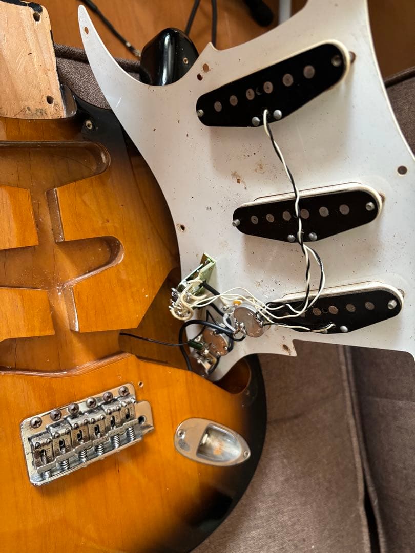 ギター Stratocaster body