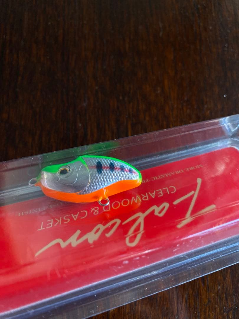 新品未使用 カスケット クリアウッド ファルコン デビー ハンドメイドミノー