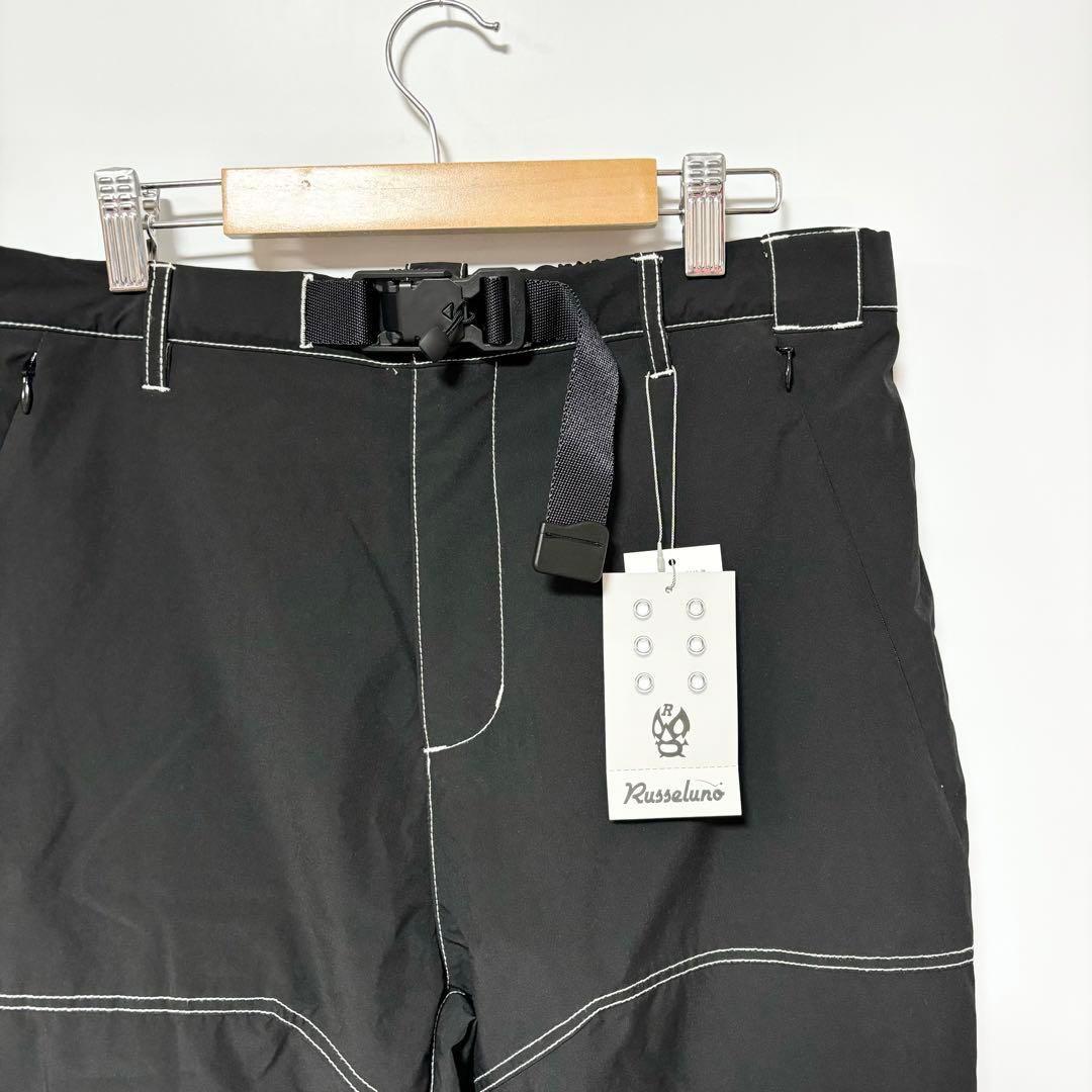 新品 ラッセルノ ゴルフ ウィンド ストップ ロング パンツ ブラック M 4