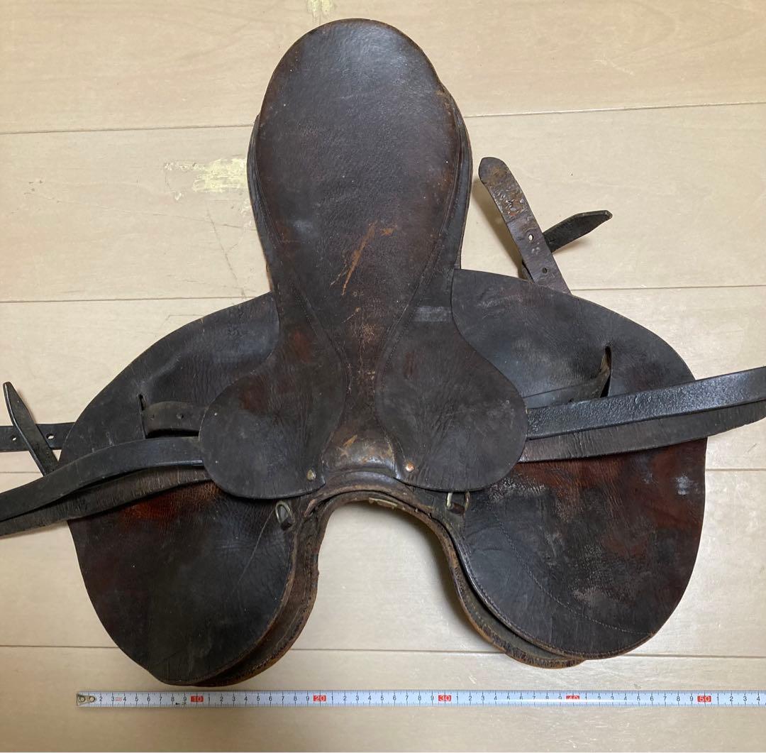 アンティーク　馬場鞍馬具　ポニー用年代物　二つセット