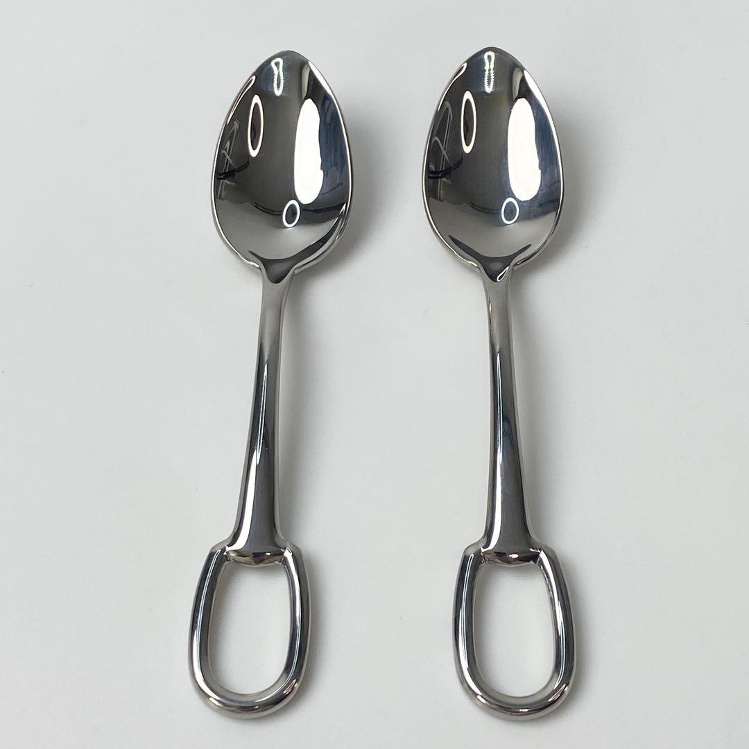 エルメス HERMES アトラージュ スプーン 2本セット