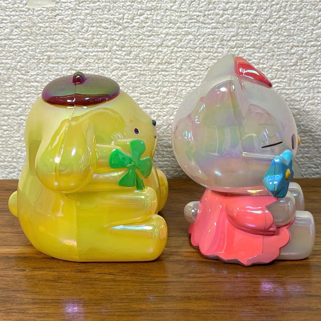 サンリオ　ぴかぴかオルゴール　2種セット　 キティ、ポムポムプリン　2000年製