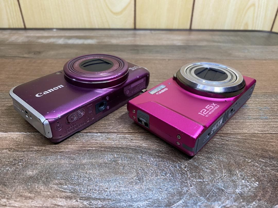 CANON CASIO コンパクトデジタルカメラ２台 ジャンク
