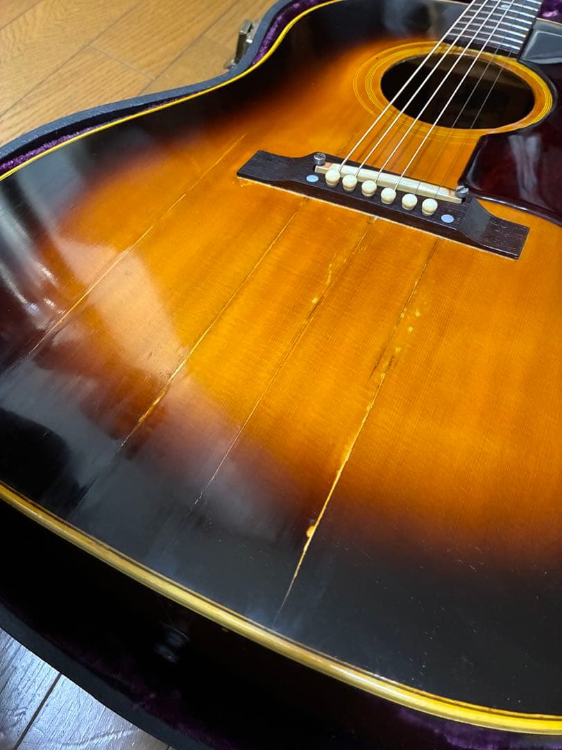 【1968年製】J45 vintage sunburst　ADJ ナローネック