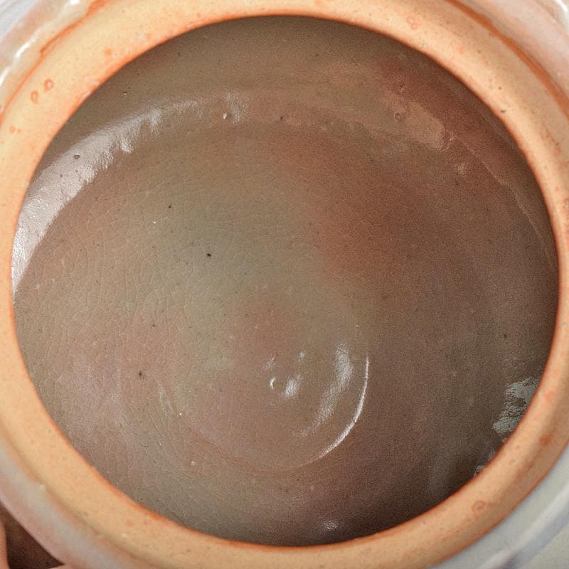 茶道具　萩焼　十代　三輪休雪作　水指　共布共箱　M　R7990B