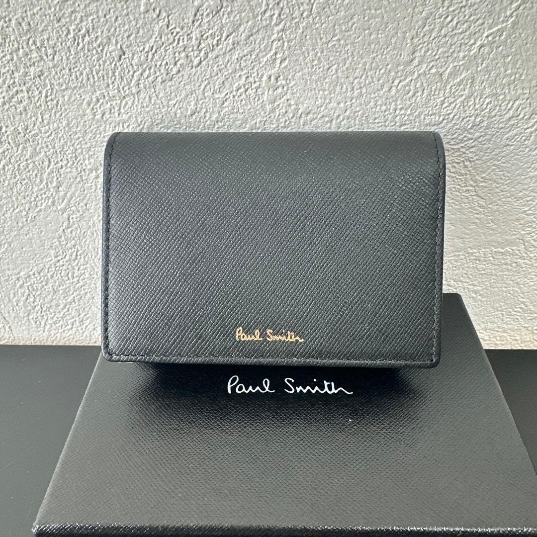 【Paul Smith】カードケース/折り財布/ストライプ/イタリア製/新品
