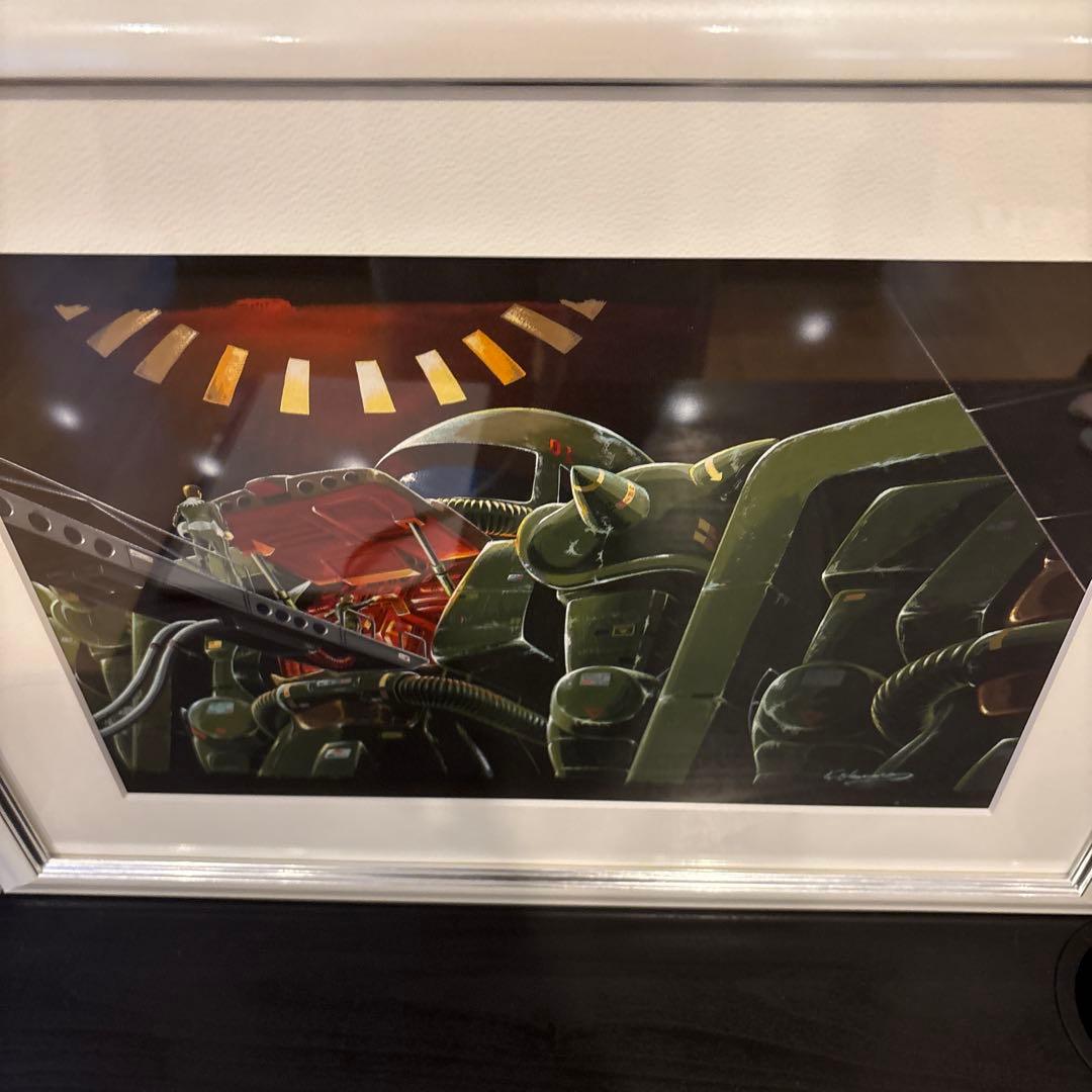 大河原邦男展　複製原画　ザク出撃