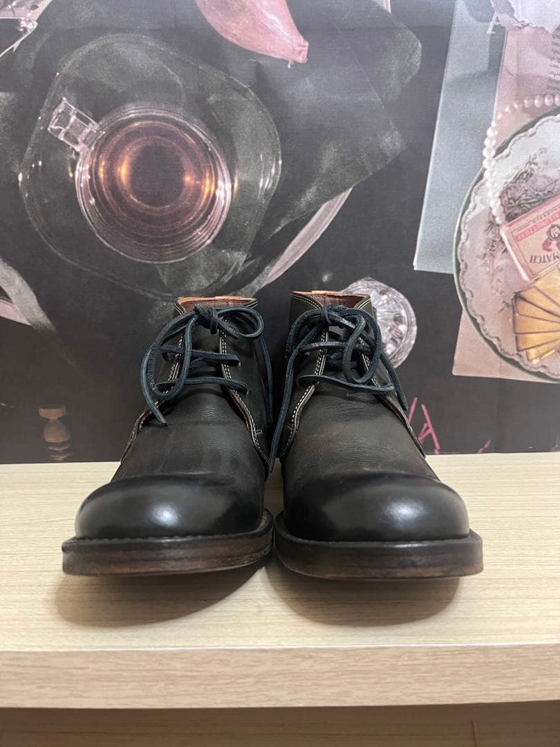 未使用　ベイクルーズ　MOTO 革靴　日本製　チャッカブーツ　サイズ1