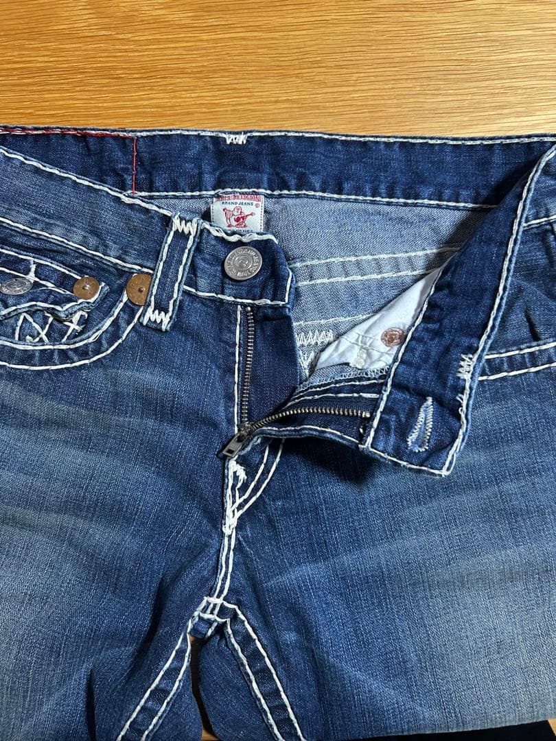 新品 TRUE RELIGION Ricky SuperT 34ストレートデニム