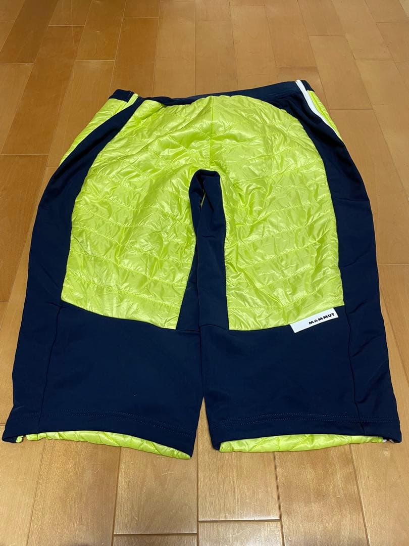 マムートダウンパンツ 蛍光イエロー ✖️ネイビー