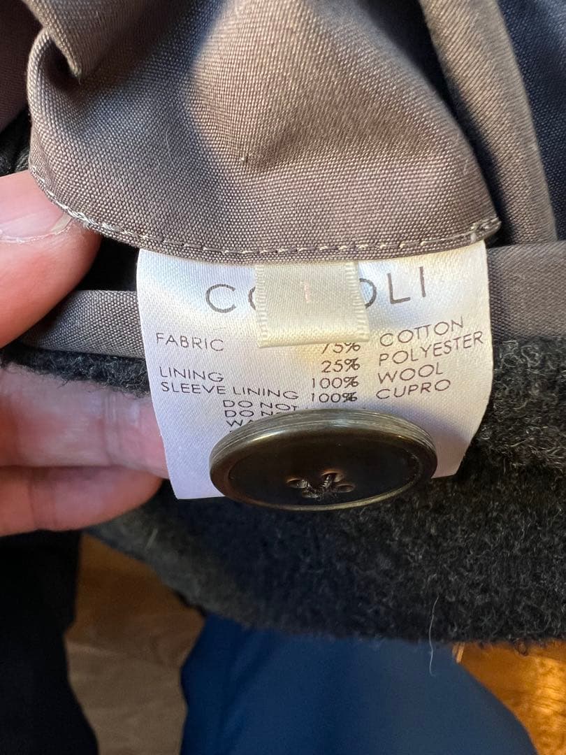 COMOLI / コモリ15AW 15F-04003 フーデッドコート