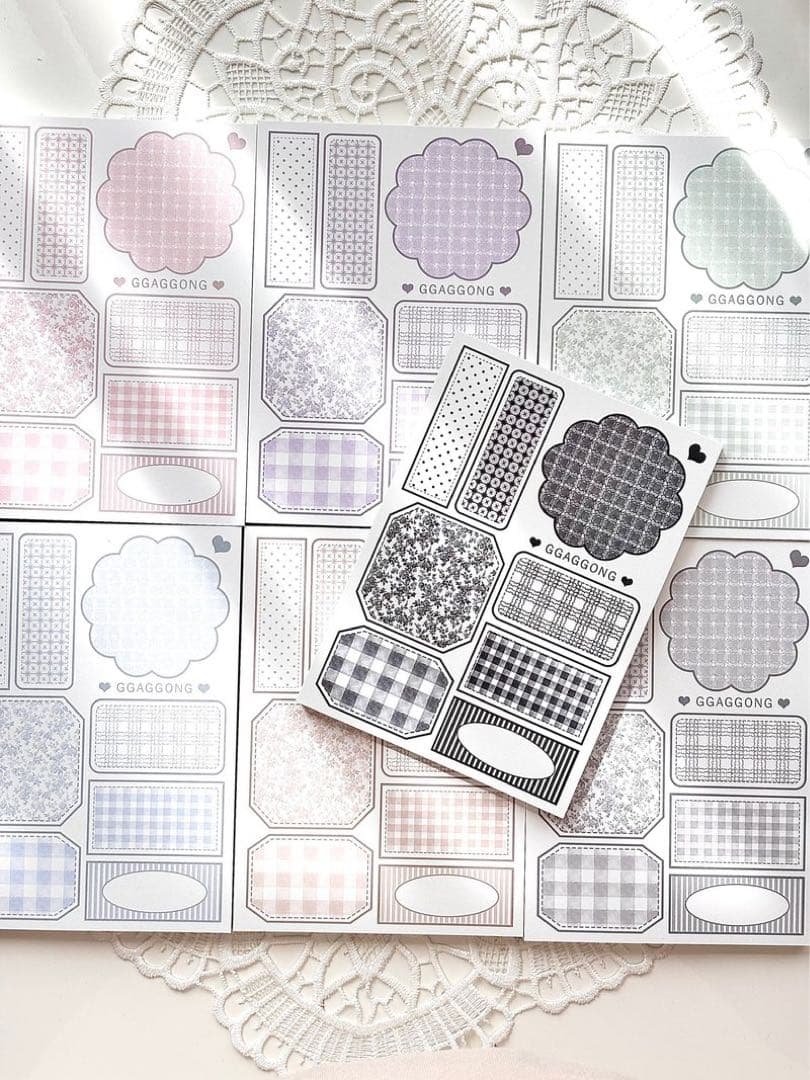 コラージュ素材　紙もの　素材紙　【2690】