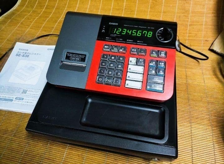 カシオレジスター　SE-S30　人気機種　送料無料　834001