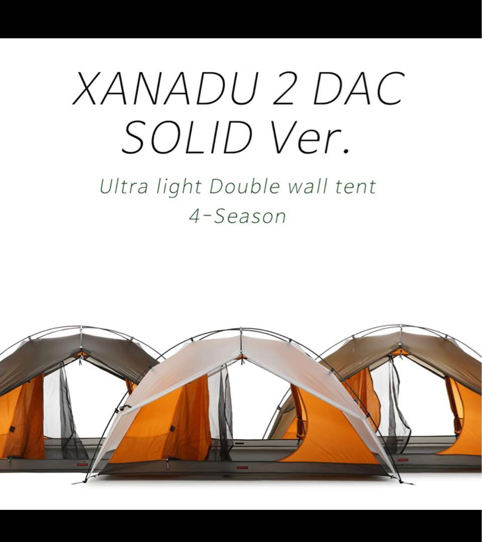 バックカントリー backcountry XANADU2P G-Sheetセット