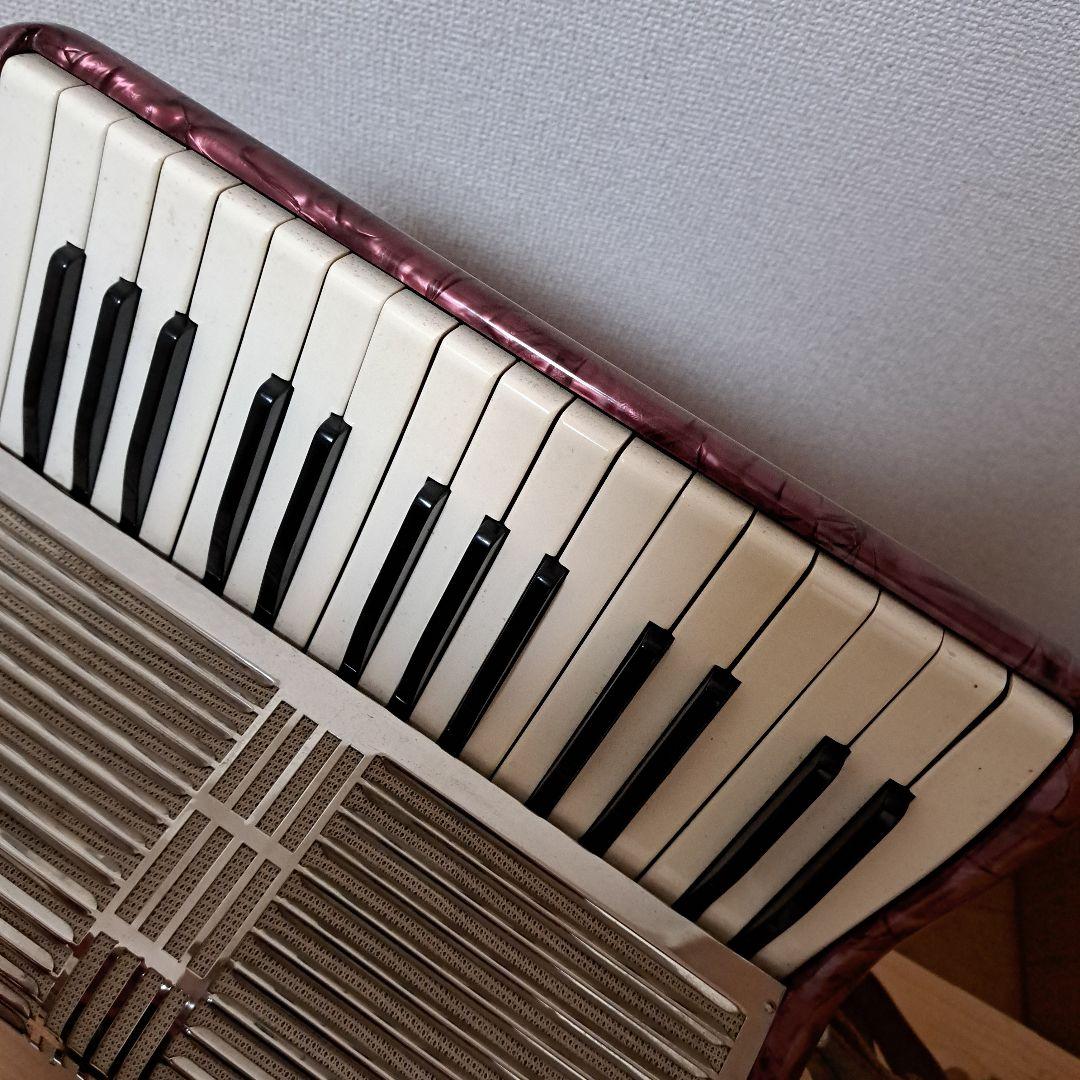 【希少レア】Yamaha アコーディオン 30鍵 ピンク