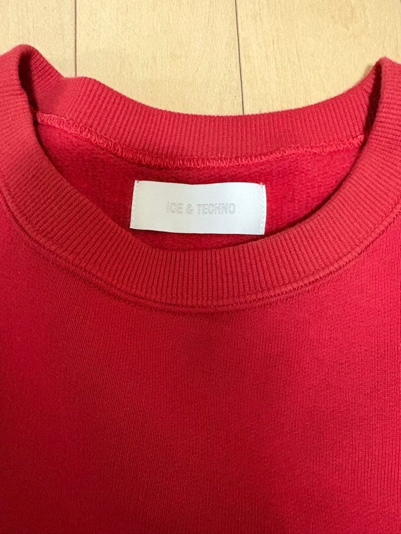 ice&techno トレーナー　red