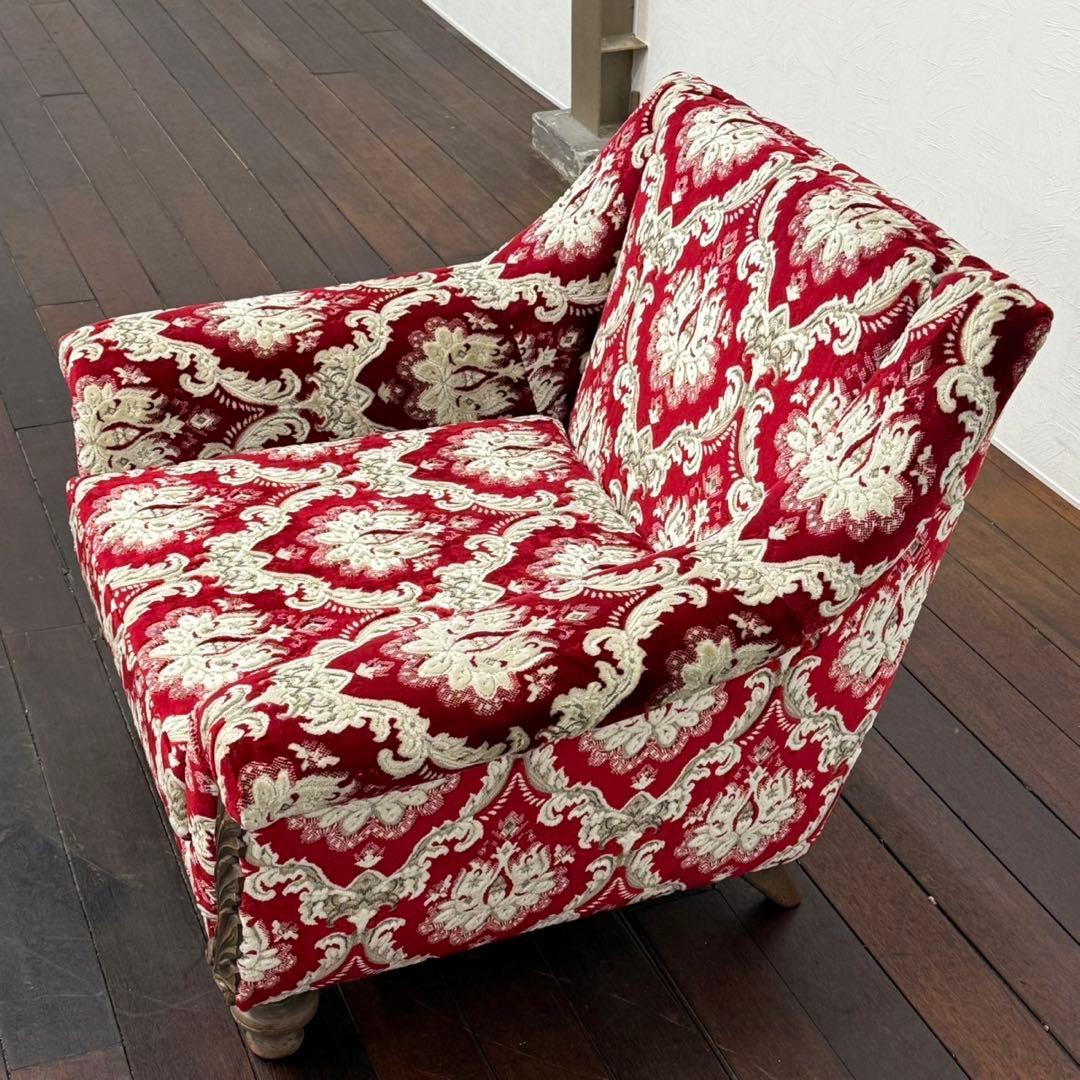 H19K86b 神戸洋家具 永田良介商店 1人掛けソファ