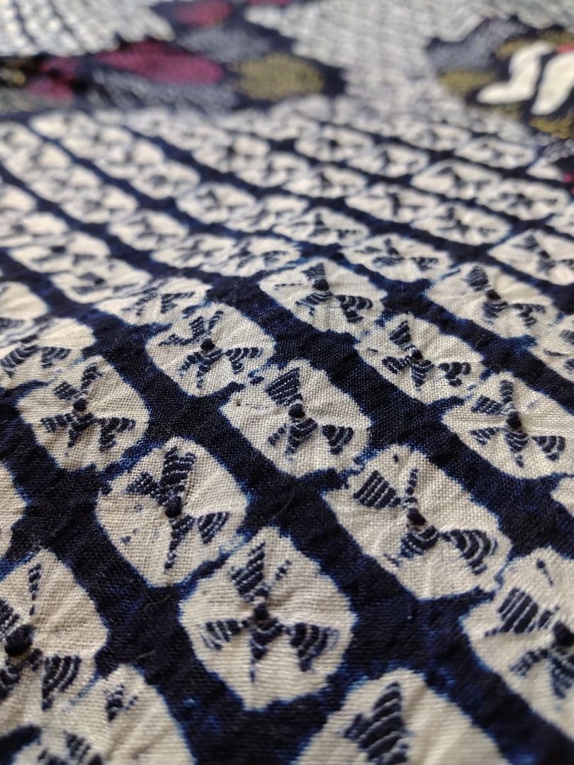 【未使用】高級浴衣　有松鳴海絞りの浴衣１8