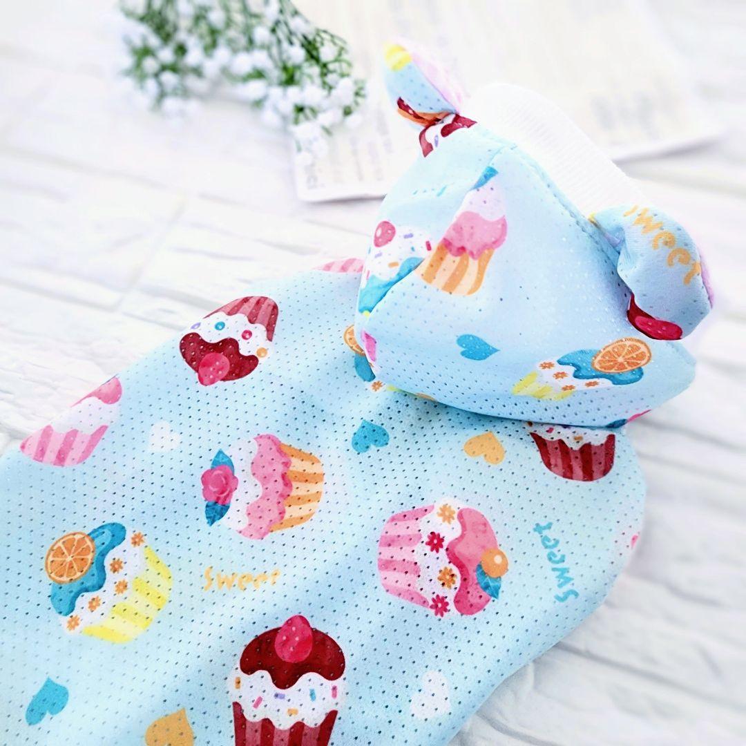 ♡♡ぷるぷる♡♡様❤️ティアードキャミ♡くま耳フード♡ハンドメイド犬服