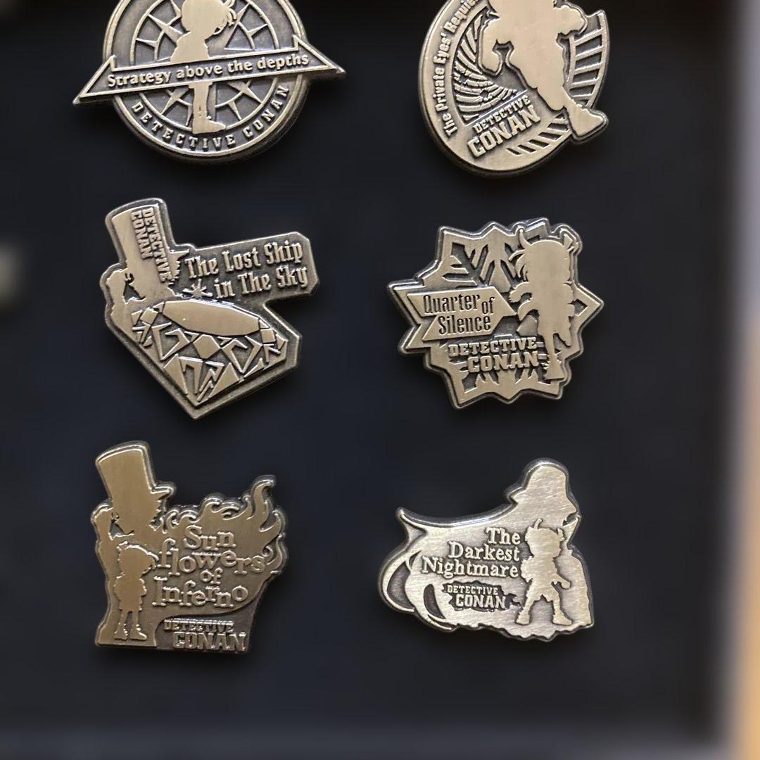 名探偵コナン20周年記念 歴代映画Blu-rayBOX受注生産限定特典ピンバッジ