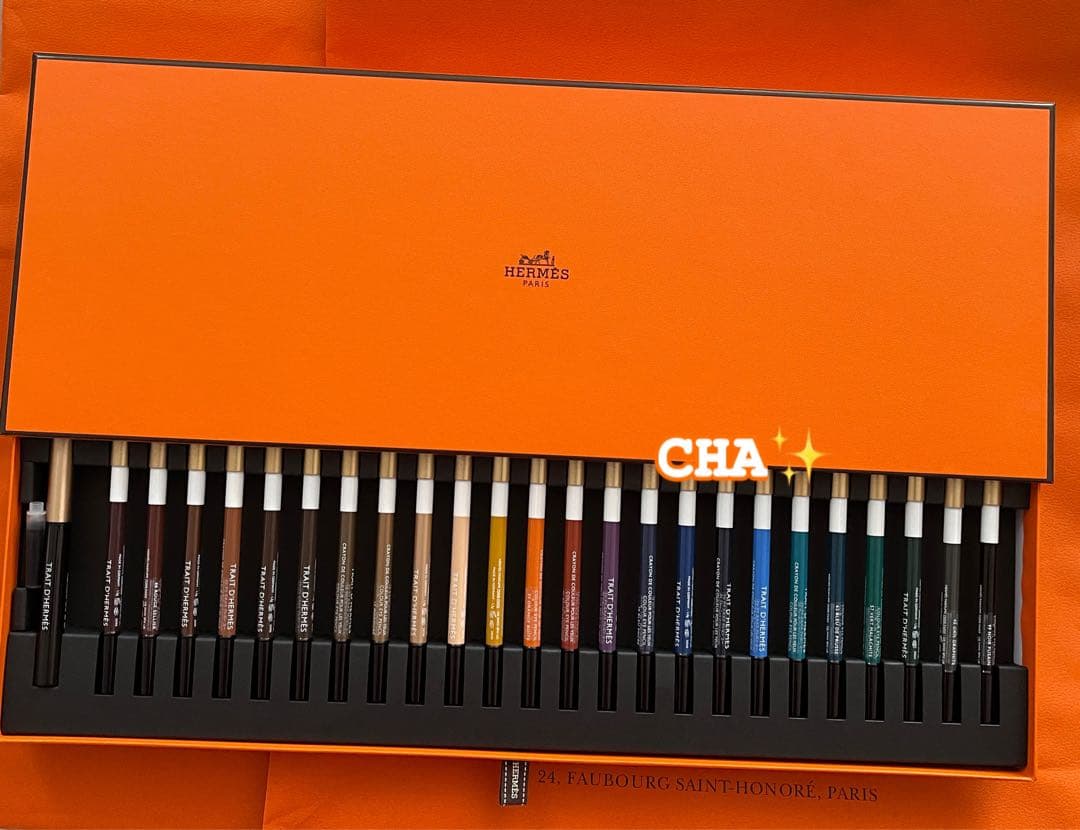 激レア【新品　国内エルメス購入】エルメス　アイライン　リップペンシル　全色セット