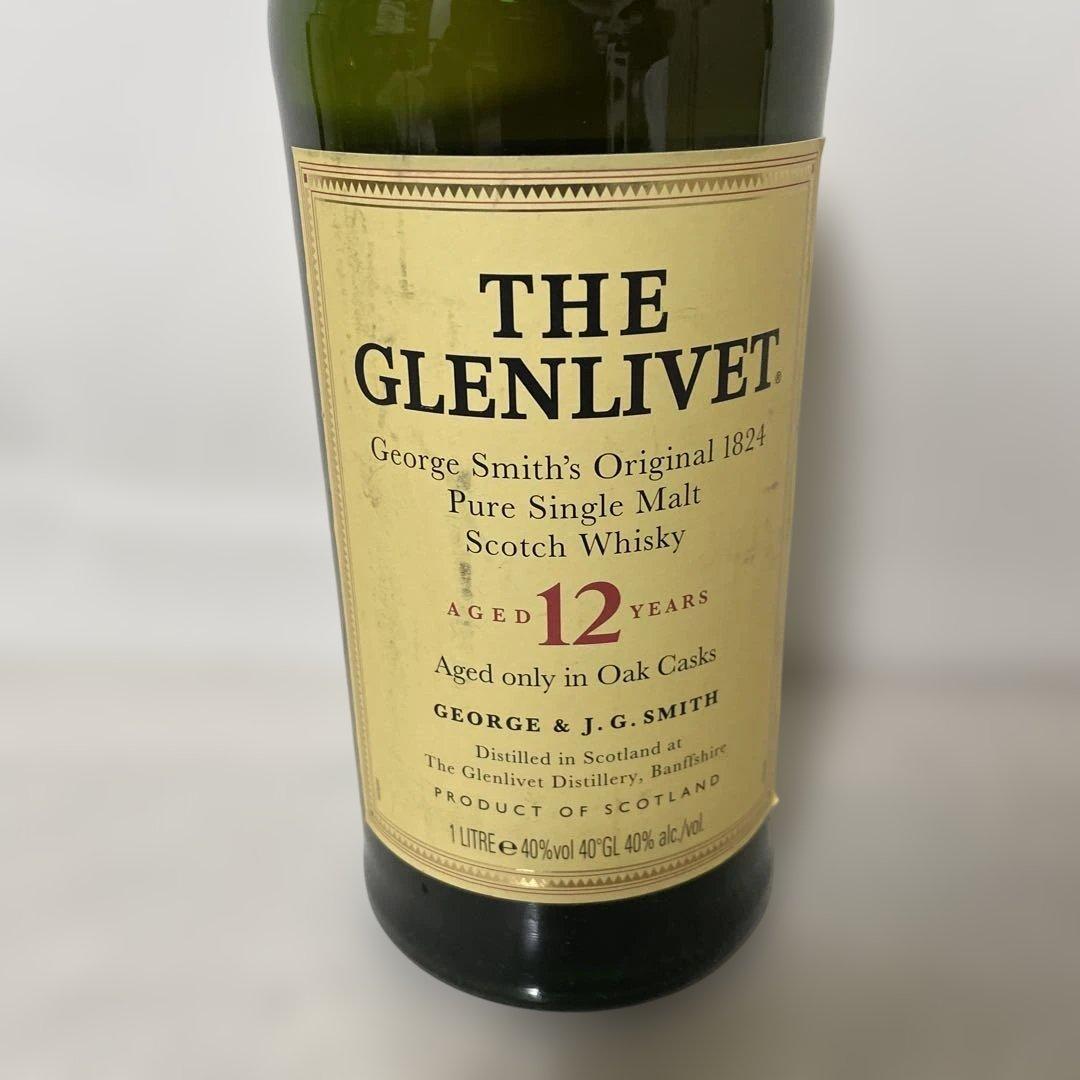 THE GLENLIVET 12年 シングルモルトウイスキー 1000ml