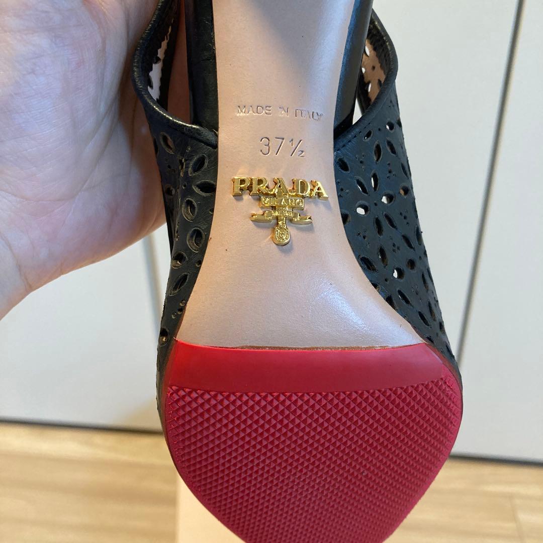【新品未使用】PRADA ヒールサンダル