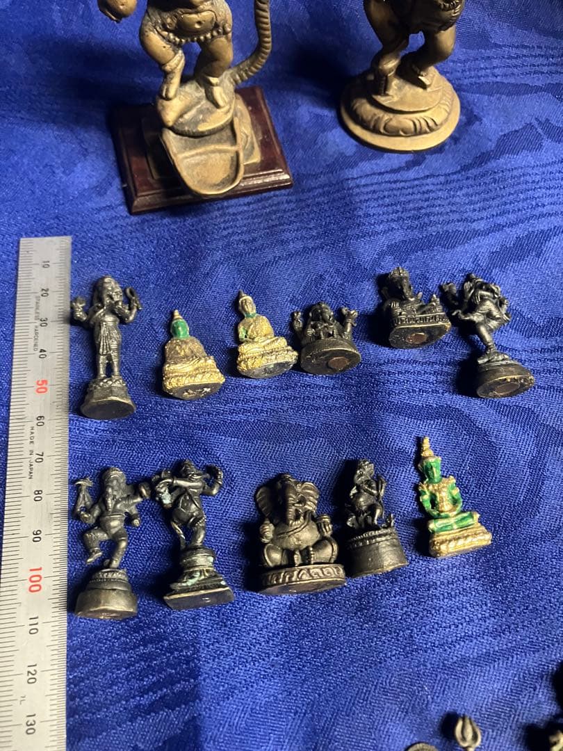 インド神像 金属製彫刻セット
