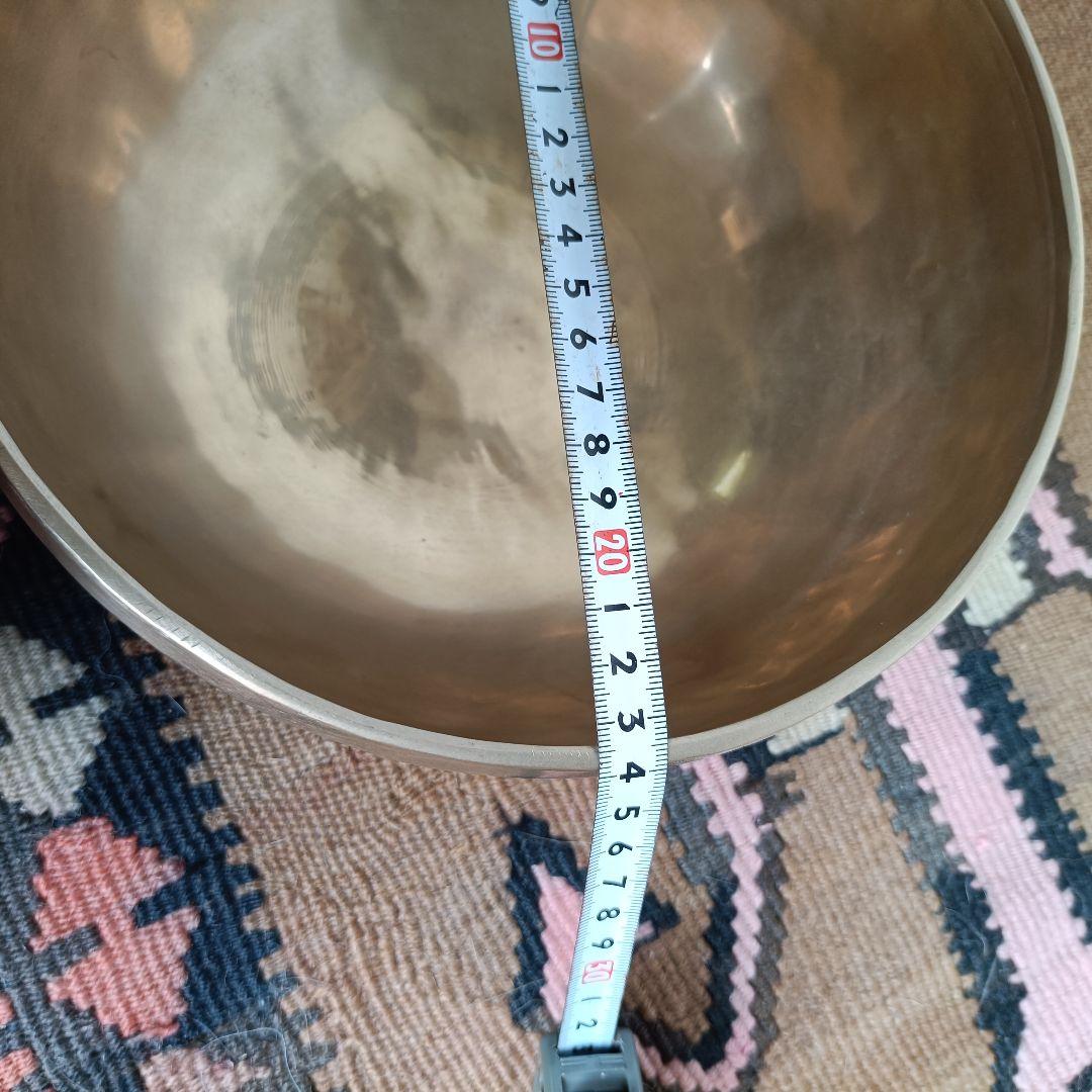 大きめ 24cm 本物 シンギングボウル 3点セット ヒーリング
