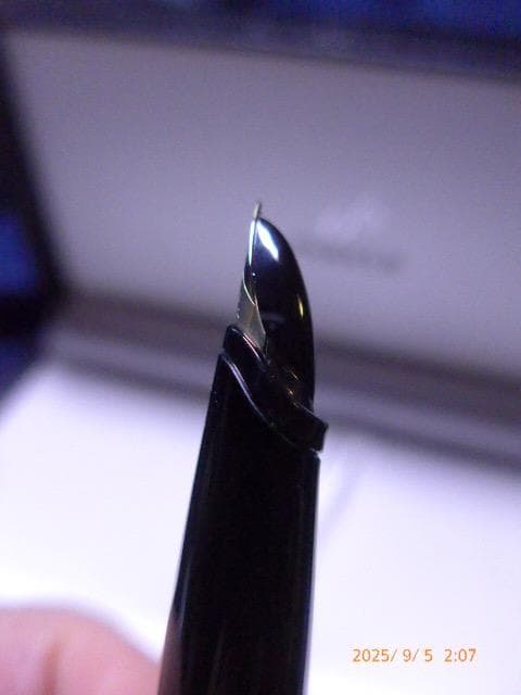 幻のパーカー万年筆　エリプス／Ellipse　深紅　18K 750ペン先、細字