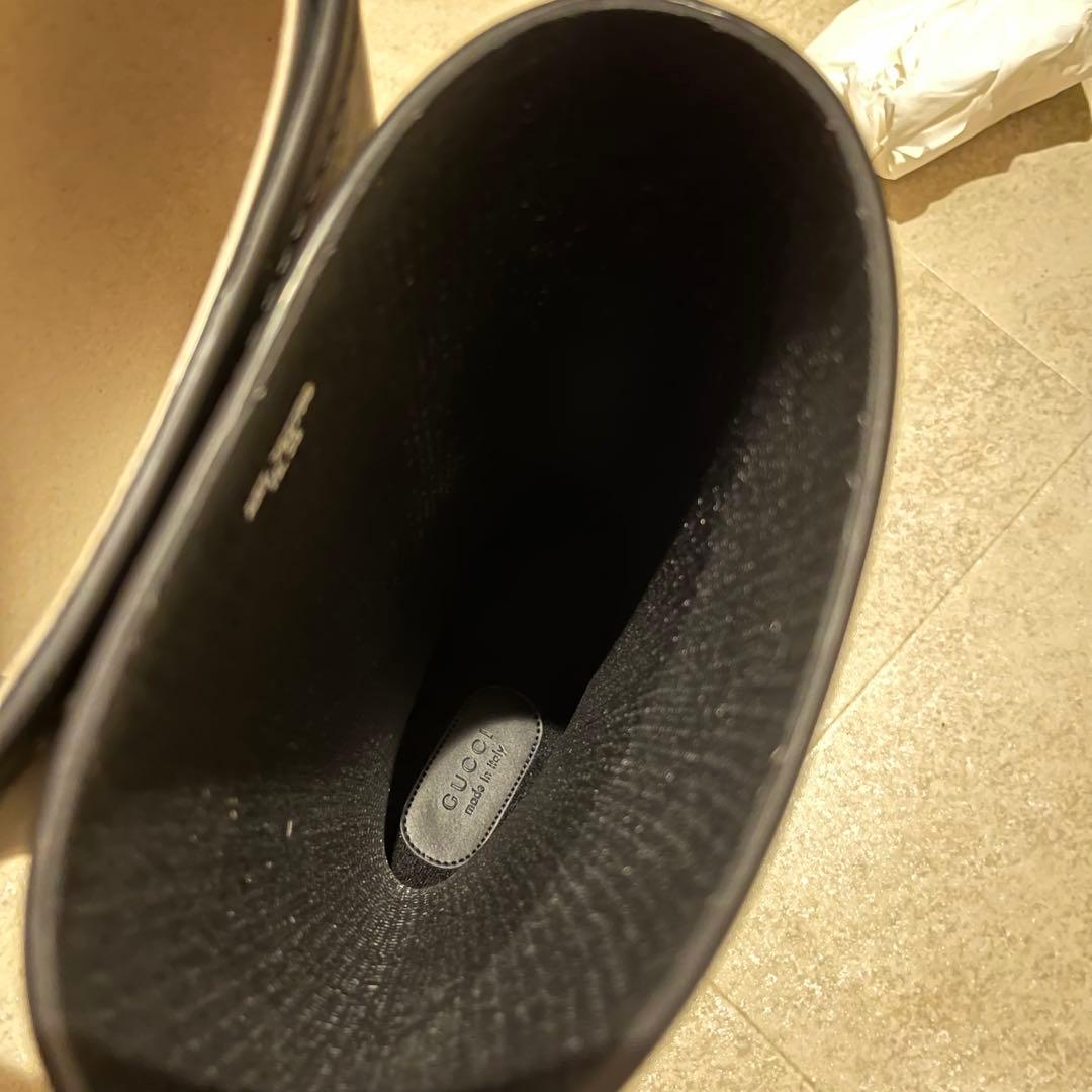 グッチ 未使用 GGマーモント レインブーツ