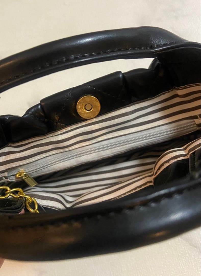 新品！シャネルブラックリボンバック⭐︎ノベルティ