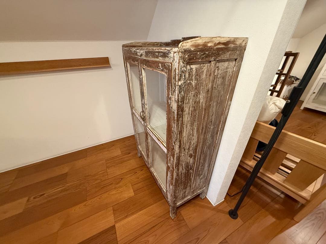 ※最終価格※【展示品】ヴィンテージ　ガラスキャビネット