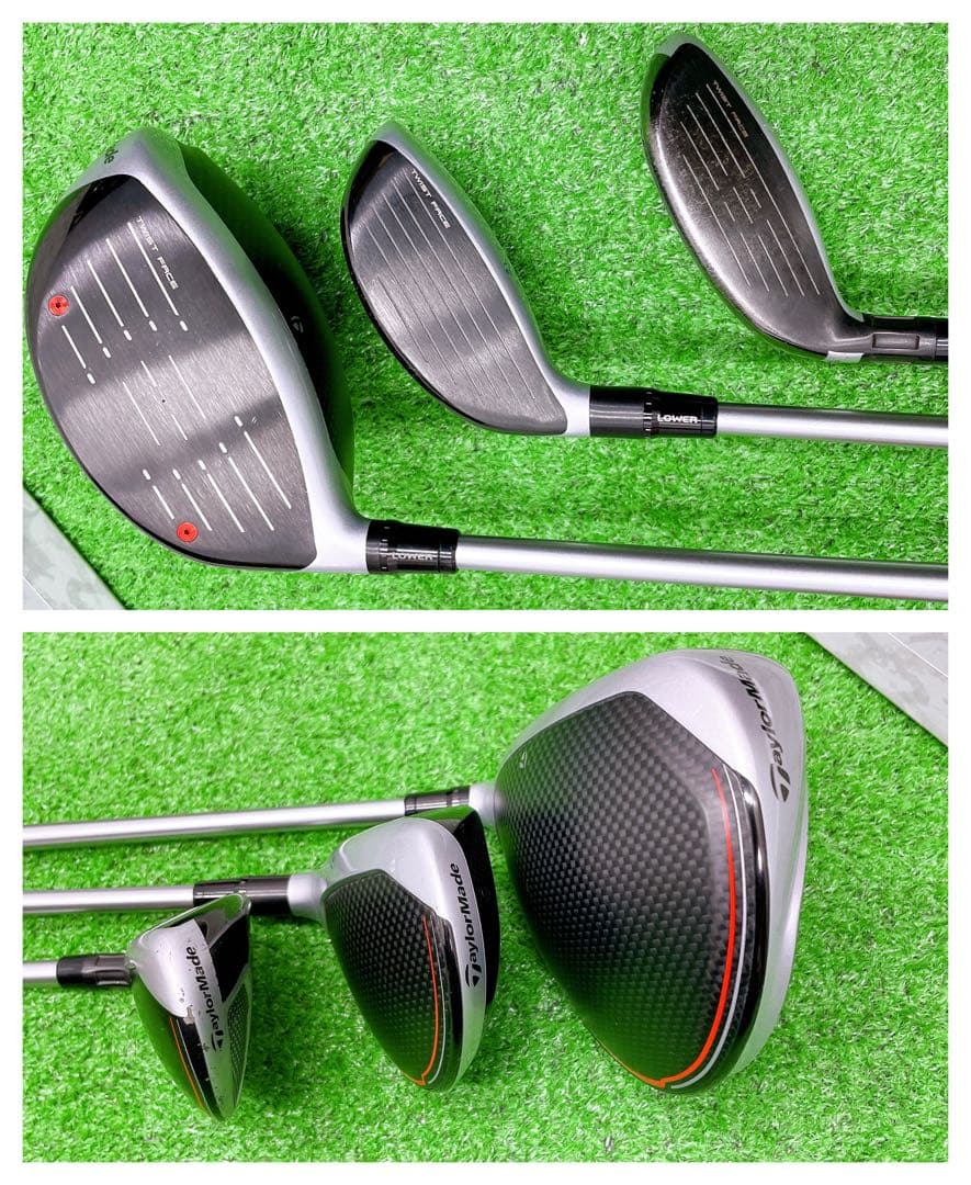 テーラーメイド　M5 M6 RSI1 メンズゴルフセット　バック新品　硬さS