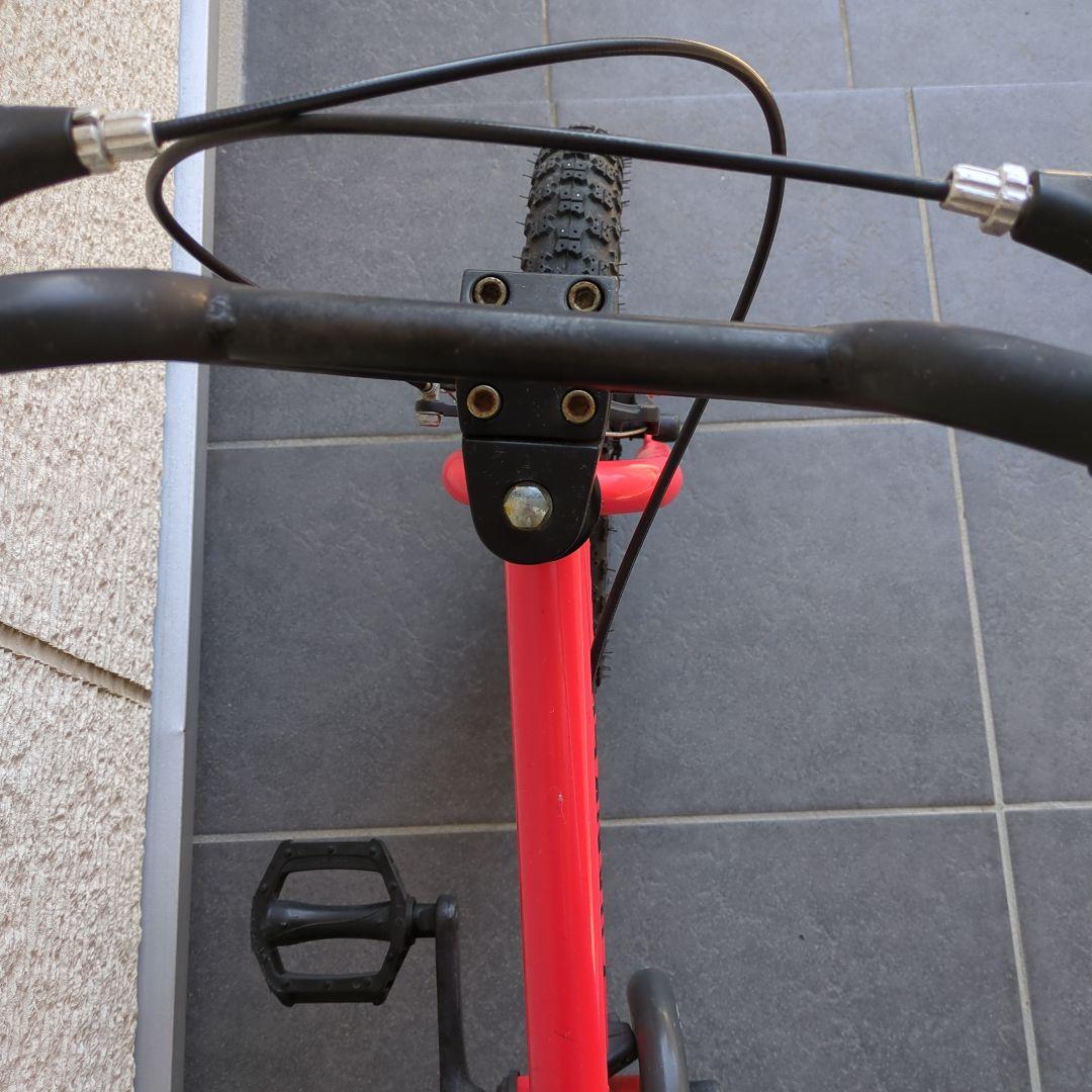 【かゆりぱ】CRANKER キッズバイク 14 赤