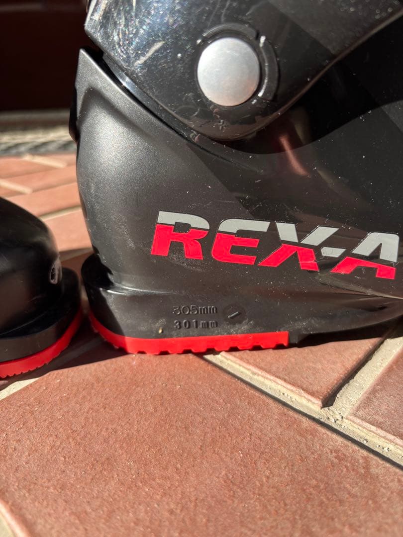 REXXAM スキー用ブーツ ブラック/レッド26.5cm