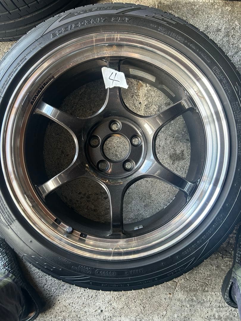 ADVAN RG-D2 17インチPCD100 5穴 7.5j +38