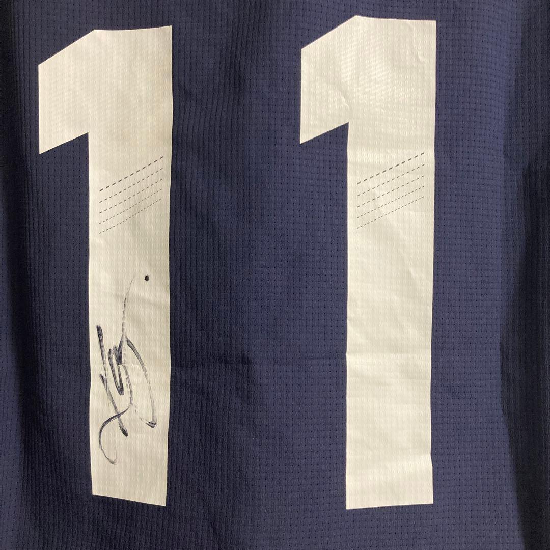 三浦知良 直筆サイン入り2012年フットサル日本代表ユニフォーム Lサイズ