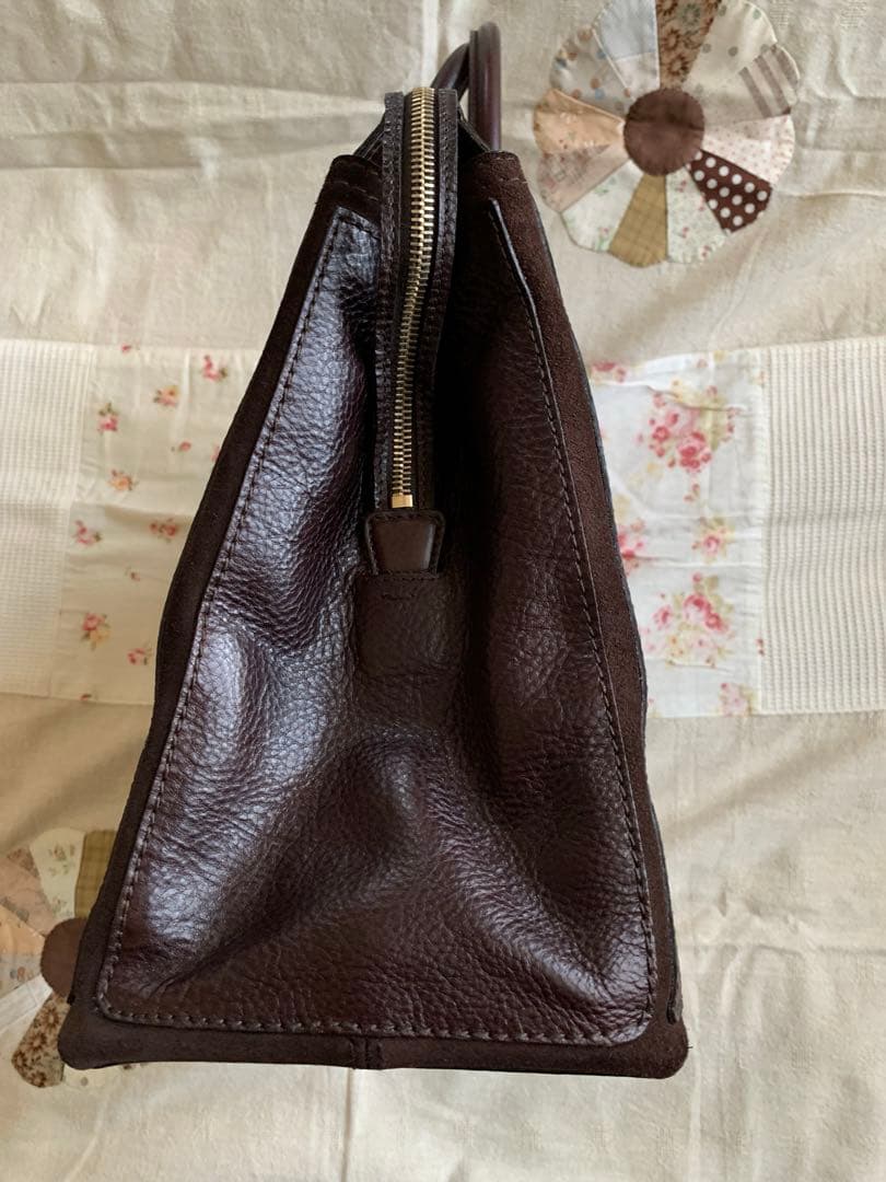 【美品】サンローラン❗️ダークブラウン レザー バッグ