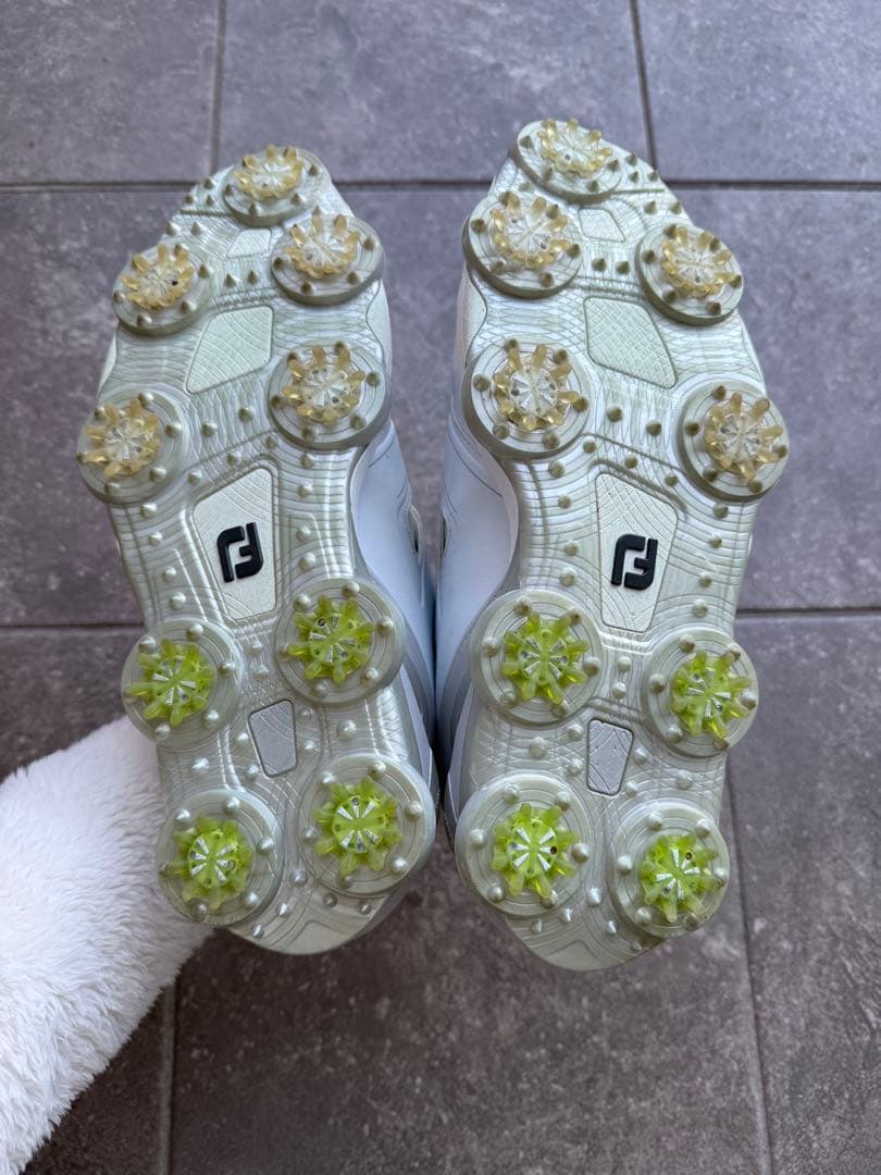 FootJoy 男性用ゴルフシューズ ホワイト27センチ