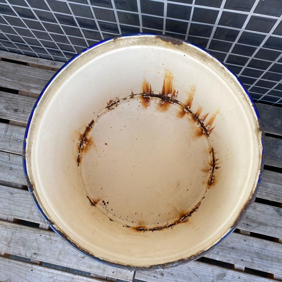 昭和レトロ マルキみそ ホーロー缶 古道具 骨董品 インテリア