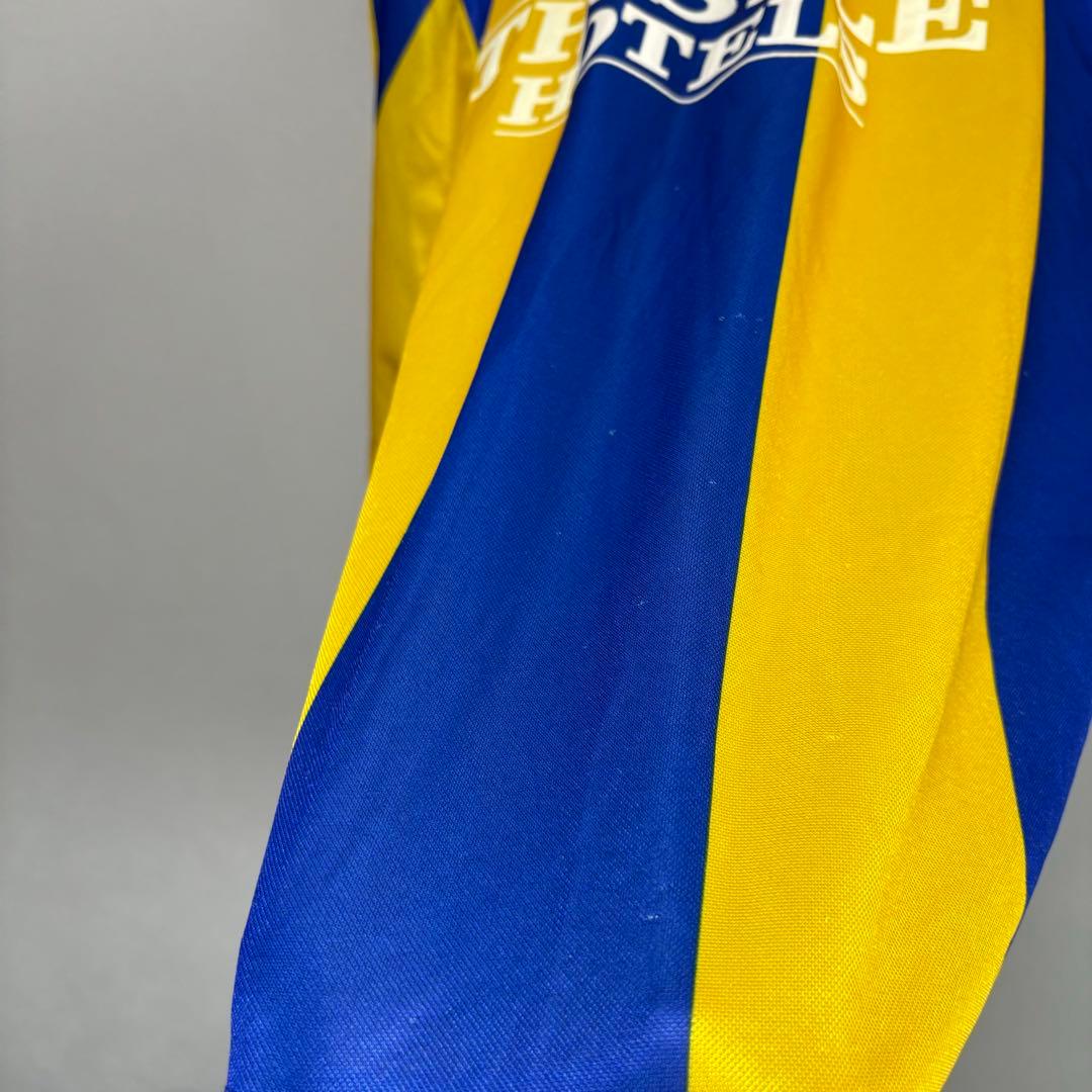 asics アシックス リーズユナイテッド ユニフォーム ゲームシャツ黄色 青