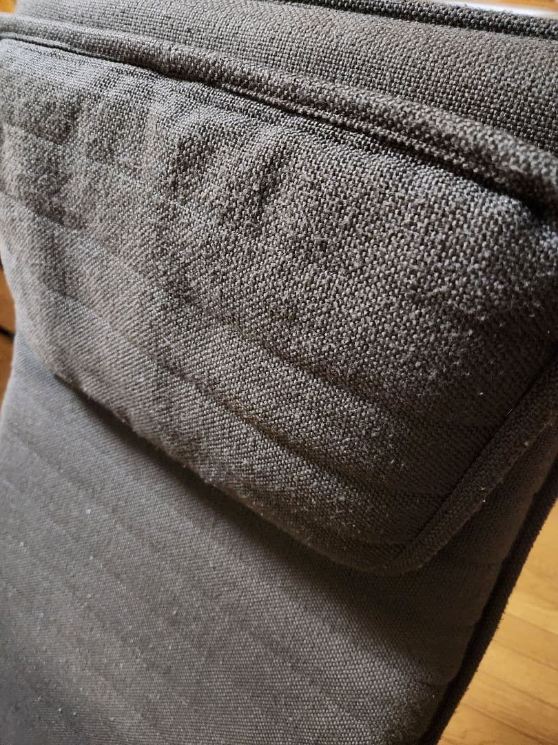 無印良品★リラックスチェア★オットマン★アクリル混平織★廃盤★ブラウン