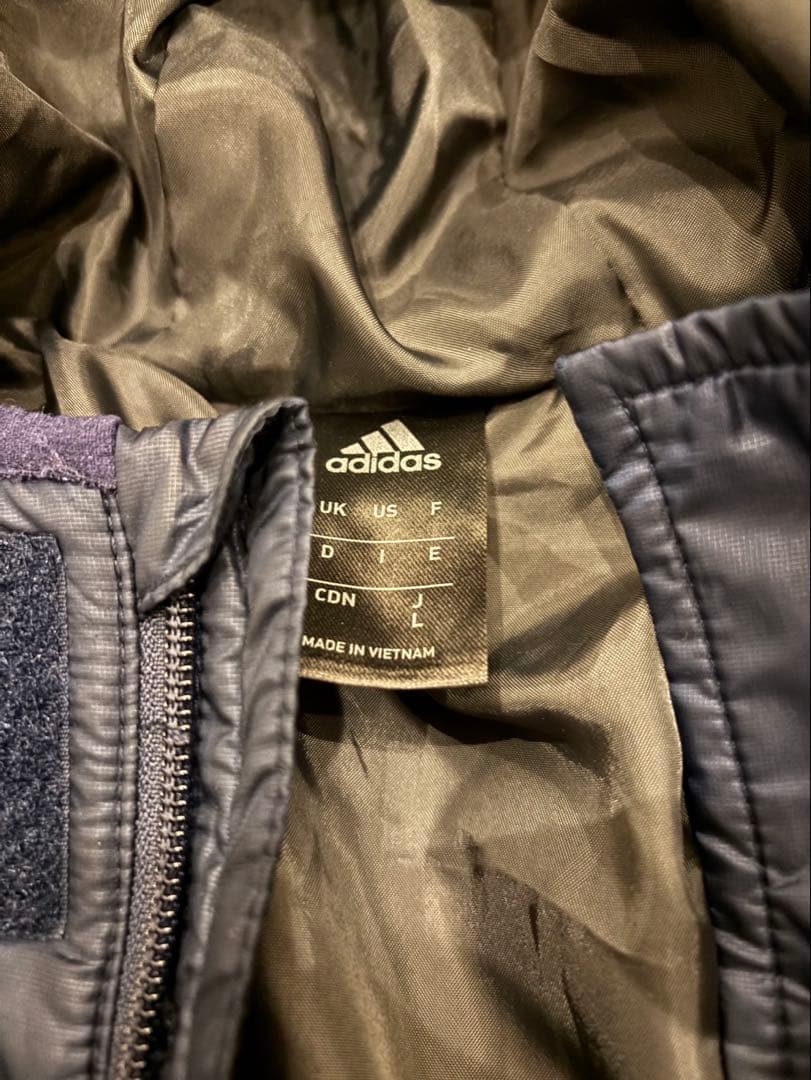 アディダス ベンチコート ダウン Lサイズ