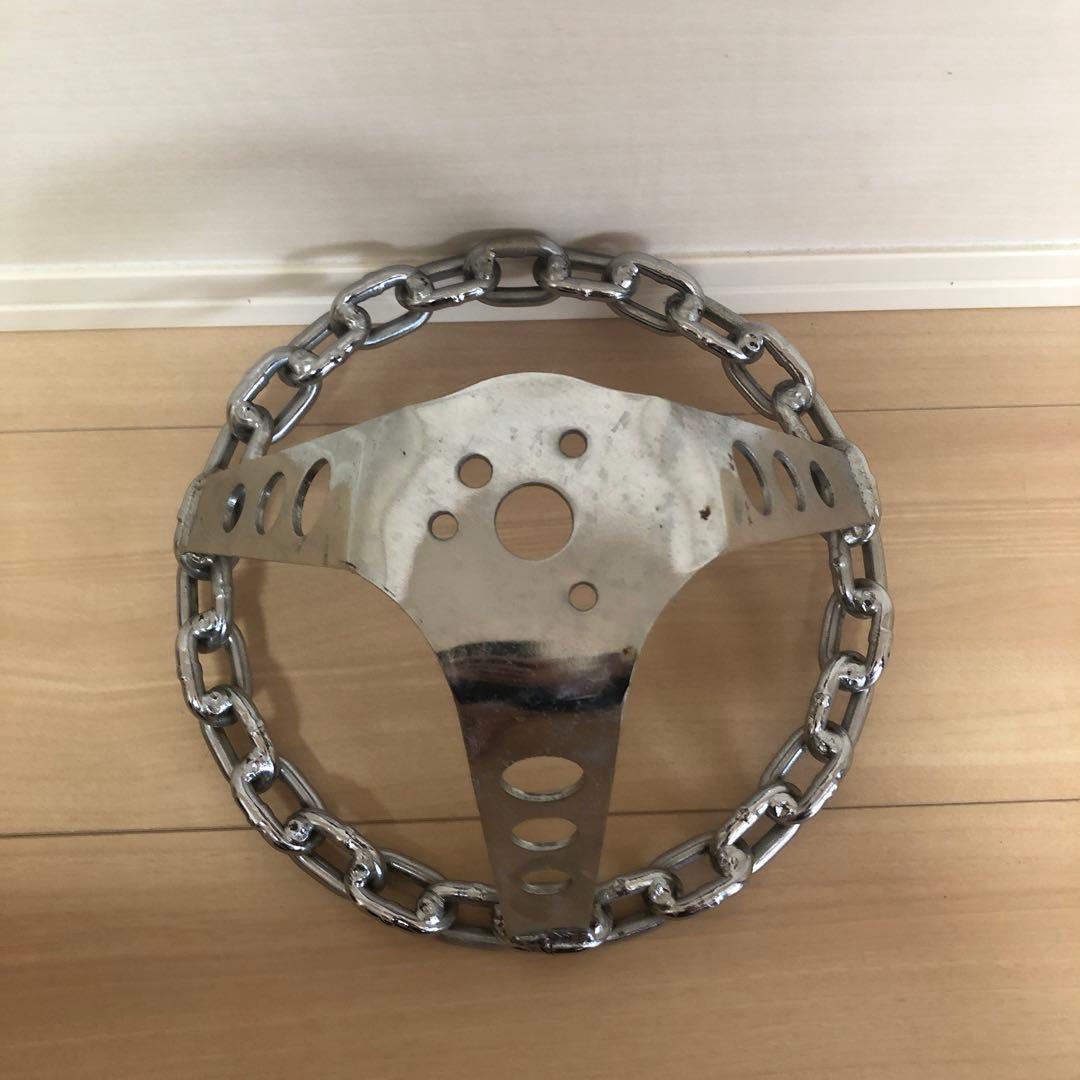 ムーンアイズ　チェーンステアリング　ローライダー