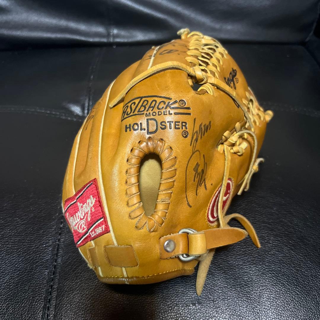 Rawlings ローリングス　 阪神タイガース選手直筆サイン入り 軟式グローブ