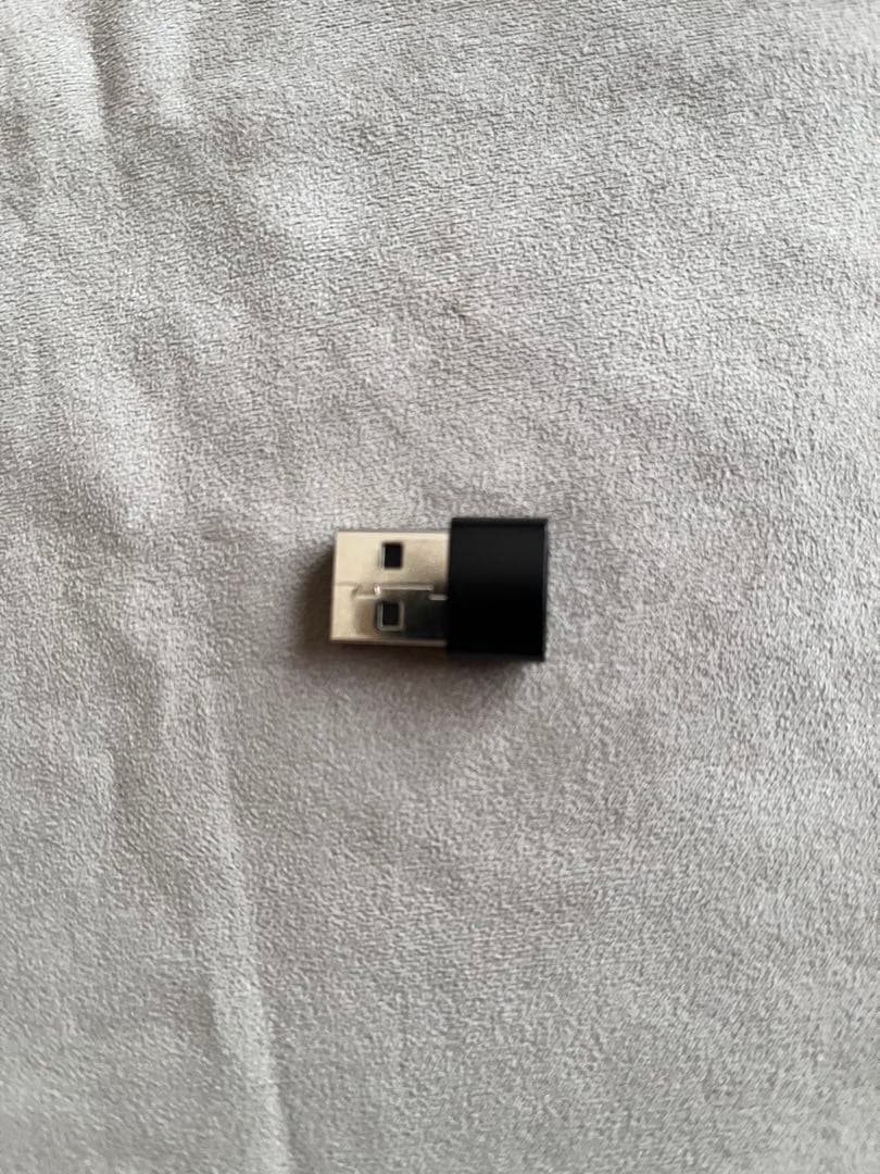 Qcc dongle proとUSB-A to Lightning アダプター