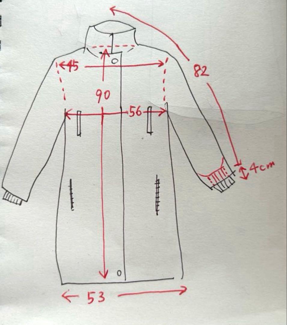 専用　【美品】アディダス by ステラマッカートニー ベンチコート ネイビー L